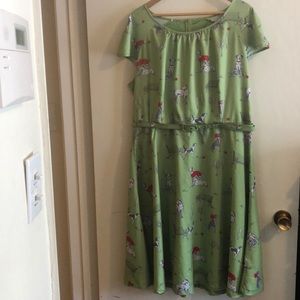Lindy Bop green dress
